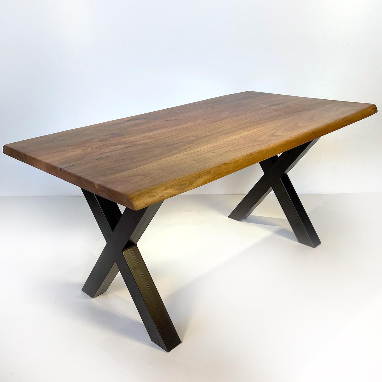 Walnut Dining Table X - 160x80/h74 cm - Coyaconeya