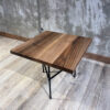 Walnut Coffee Table LEAFOS - square 50x50/h41 cm - Image 4