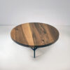 Walnut Coffee Table LEAFOS - circle 60/h23 cm - Image 2